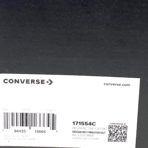 Converse Aeon Active CX Sneakers Women Size Mesh Gray Mid Top Basketball 171554C - Picture 10 of 10